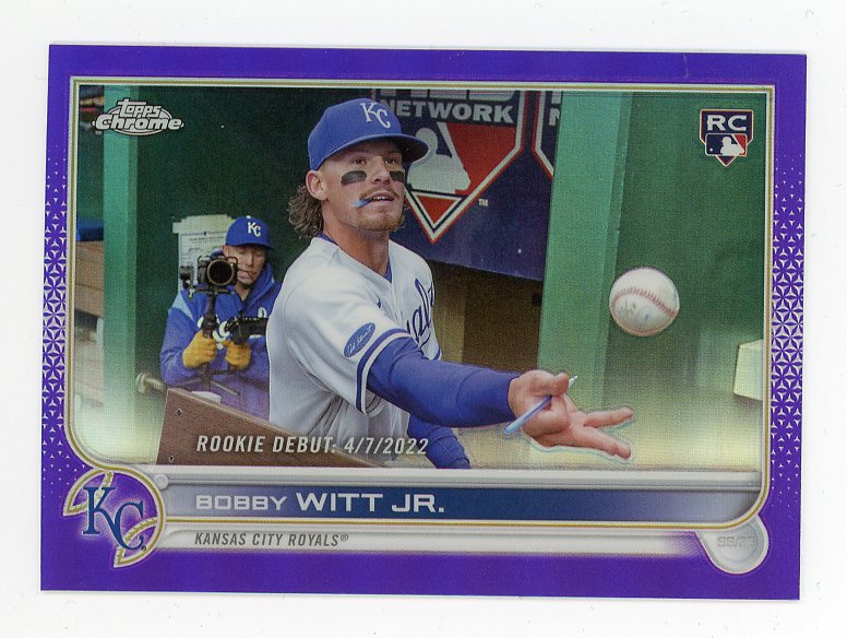 ORIGINAL Bobby Witt Jr. Kansas City Royals Topps ROOKIE 