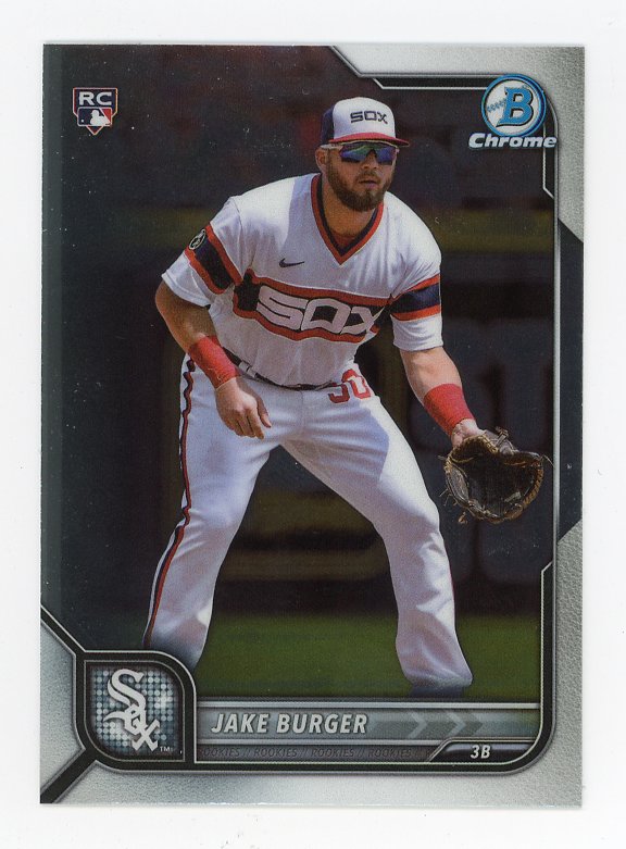 Jake Burger * 2022 Topps Chrome * Rookie Autograph * On-Card