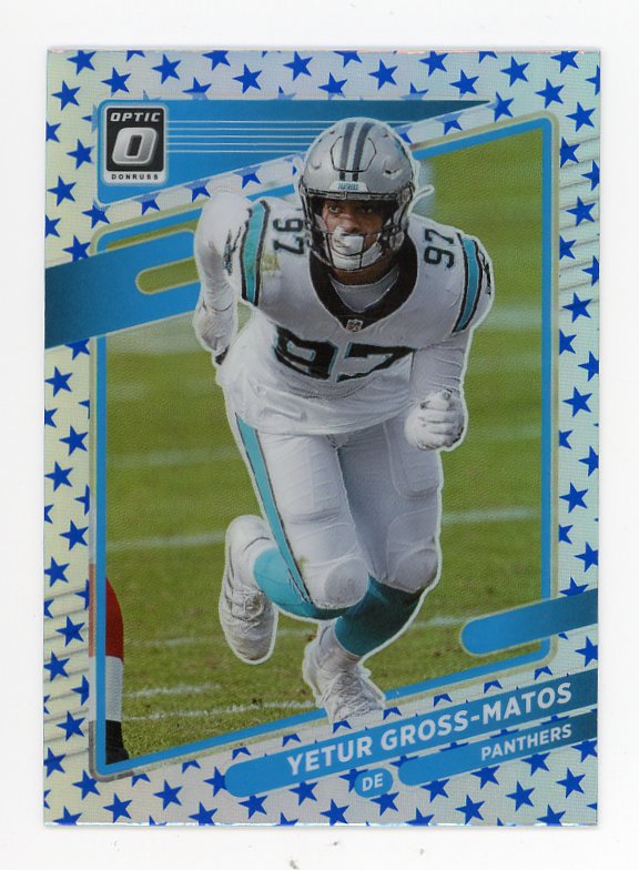 2021 Yetur Gross-Matos Prizm Stars Donruss Optic Carolina Panthers # 1