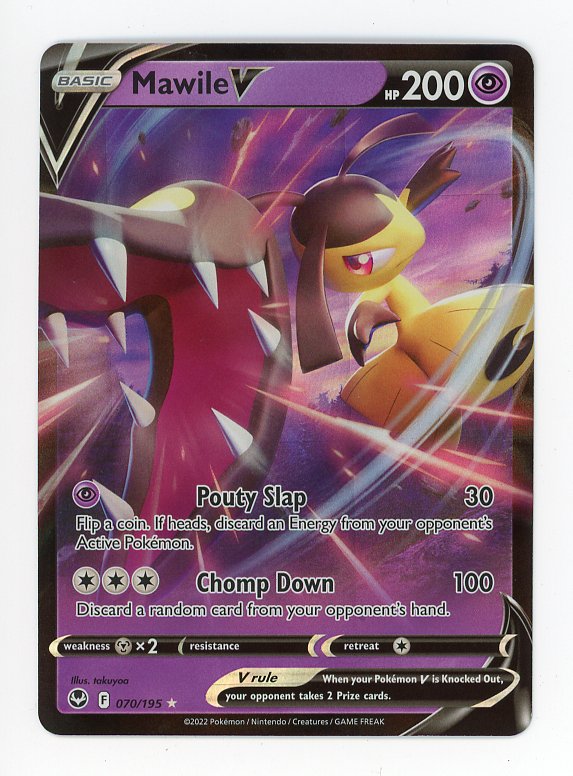 Unown V 065/195 Pokemon 2023 Full Art Silver Tempest