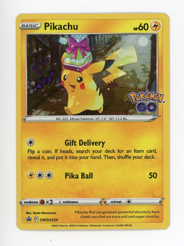 Check the actual price of your Pikachu SWSH234 Pokemon card