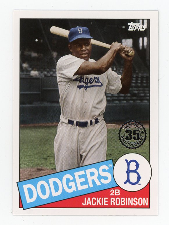 2020 Jackie Robinson 35th Anniversary Topps Los Angeles Dodgers # 85-2