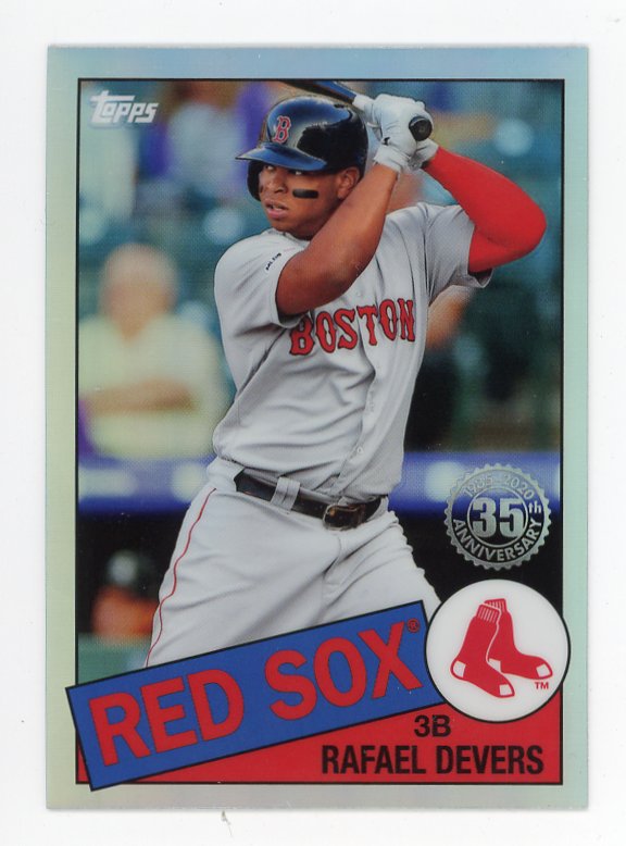 Rafael Devers Boston Red Sox 2018 Bowman Chrome # 8 Rookie