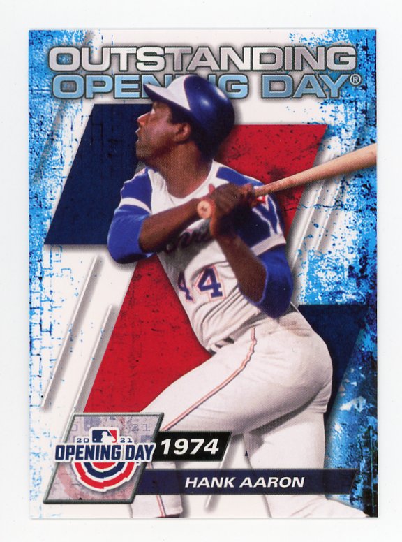 Hank Aaron 2022 Topps Opening Day Bomb Squad Atlanta Braves #BS-1 Card