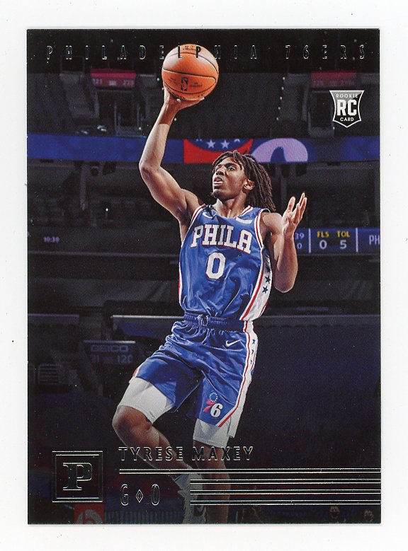 2020-21 Panini Donruss Optic #171 Tyrese Maxey Rated Rookie Purple Hol –  First Row Collectibles