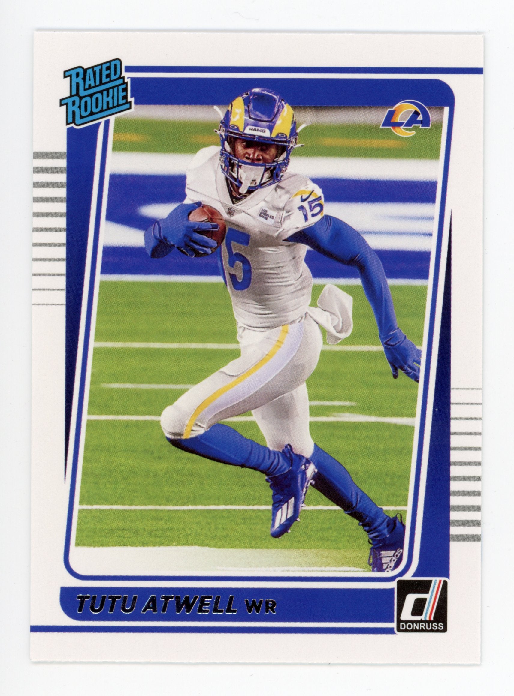 Tutu Atwell Panini 2020-2021 Rated Rookie Los Angeles Rams # 272