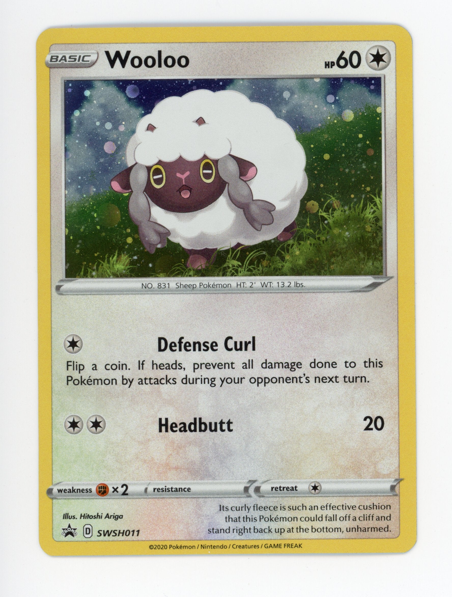 Wooloo SWSH011 Pokemon Black Star Promo 2020 Sword And Shield