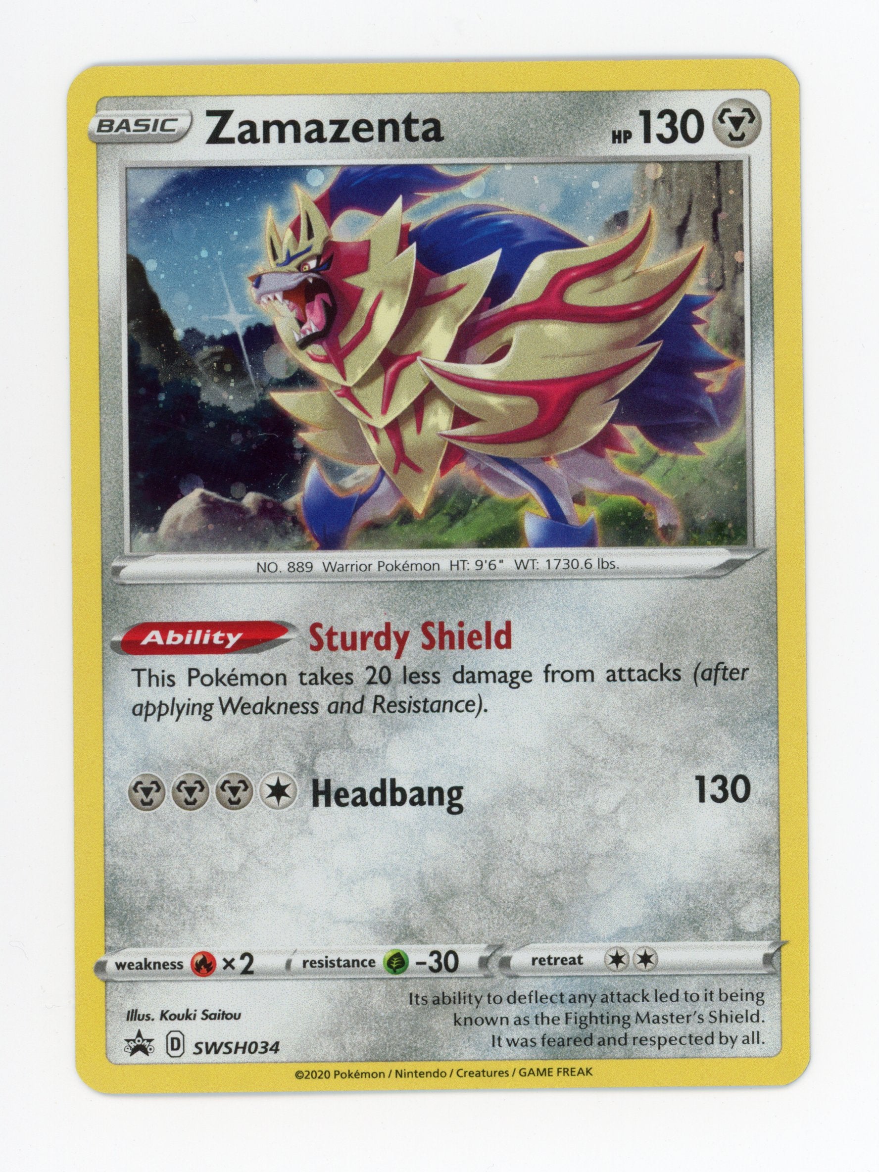 Zamazenta V (SWSH077) [Sword & Shield: Black Star Promos]