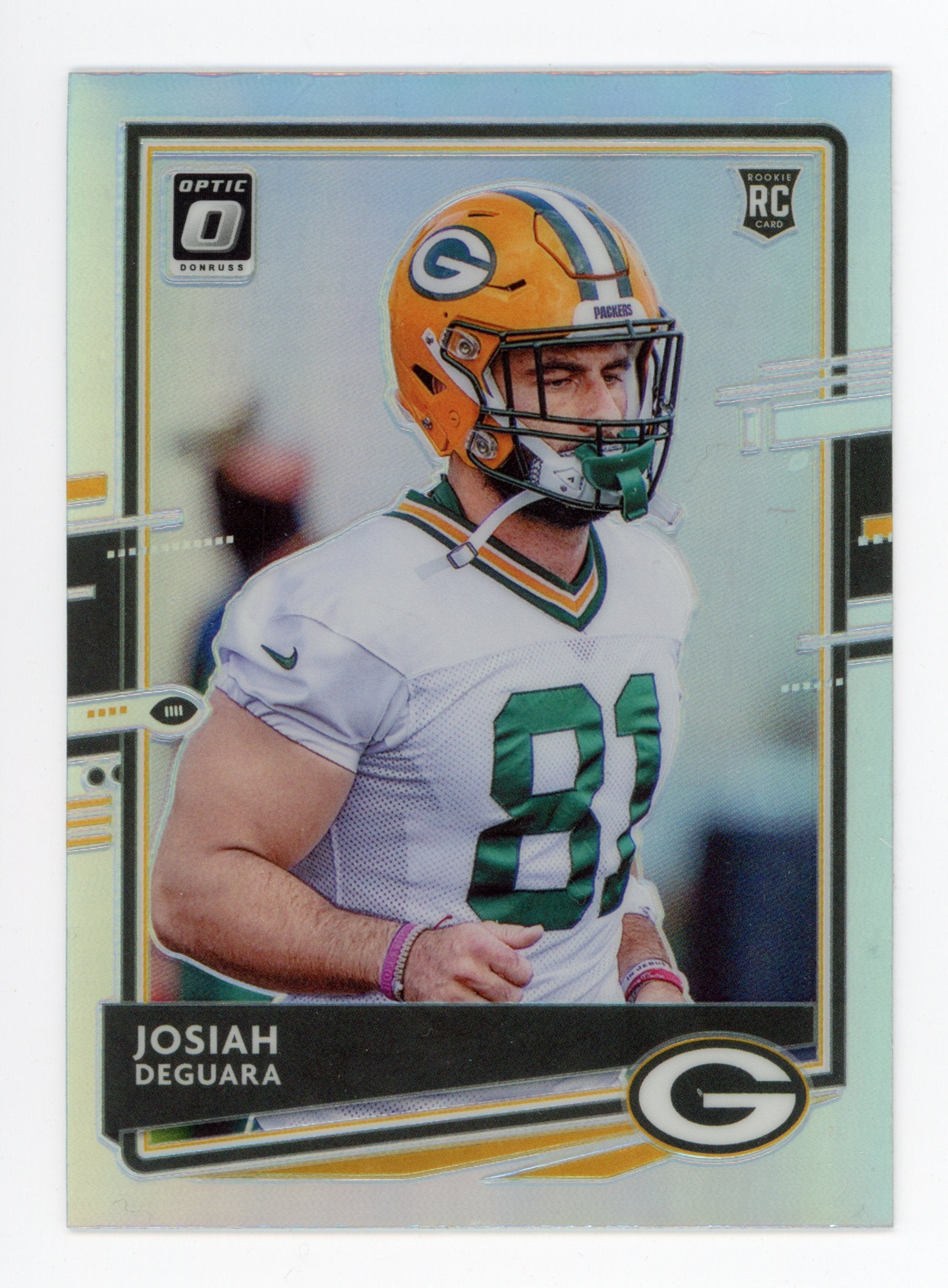 2020 Josiah Deguara Prizm Panini Optic Green Bay Packers # 142