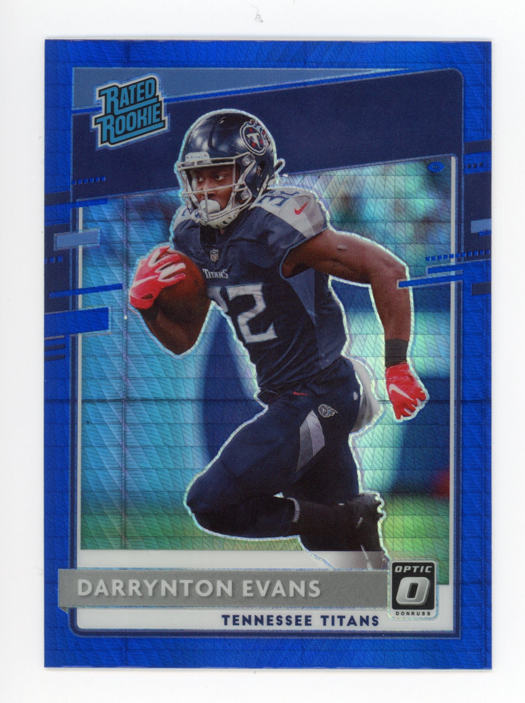 2020 Darrynton Evans Hyper Rated Rookie Prizm Panini Tennessee Titans