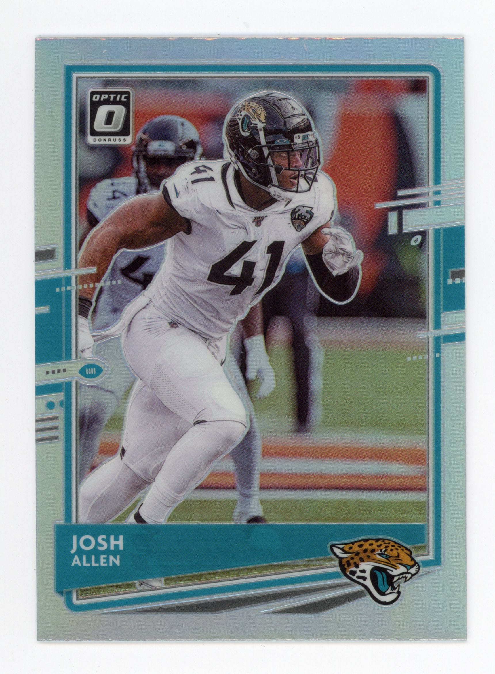 Josh Allen 2020 Mosaic Football Card Green Prizm Jacksonville 