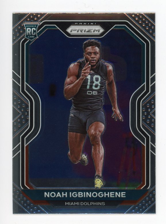 2020 Noah Igbinoghene Rookie Prizm Panini Miami Dolphins # 340