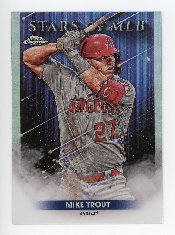 Mike Trout 2021 Topps All-Star Rookie Cup Holofractor /99 #90 Angels