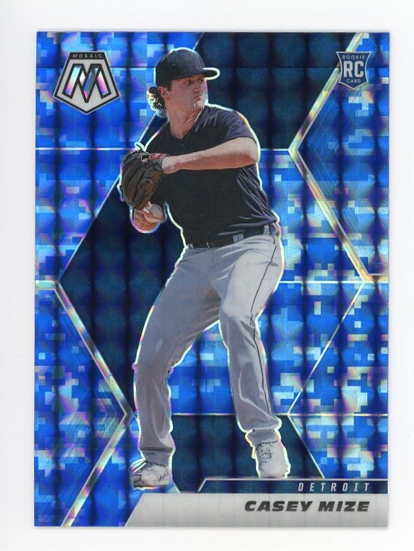 2021 Willi Castro Blue Prizm Mosaic Panini Detroit Tigers #158