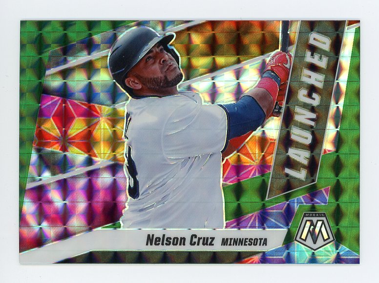 Nelson Cruz 2021 Panini Mosaic Baseball # L3 Minnesota Twins