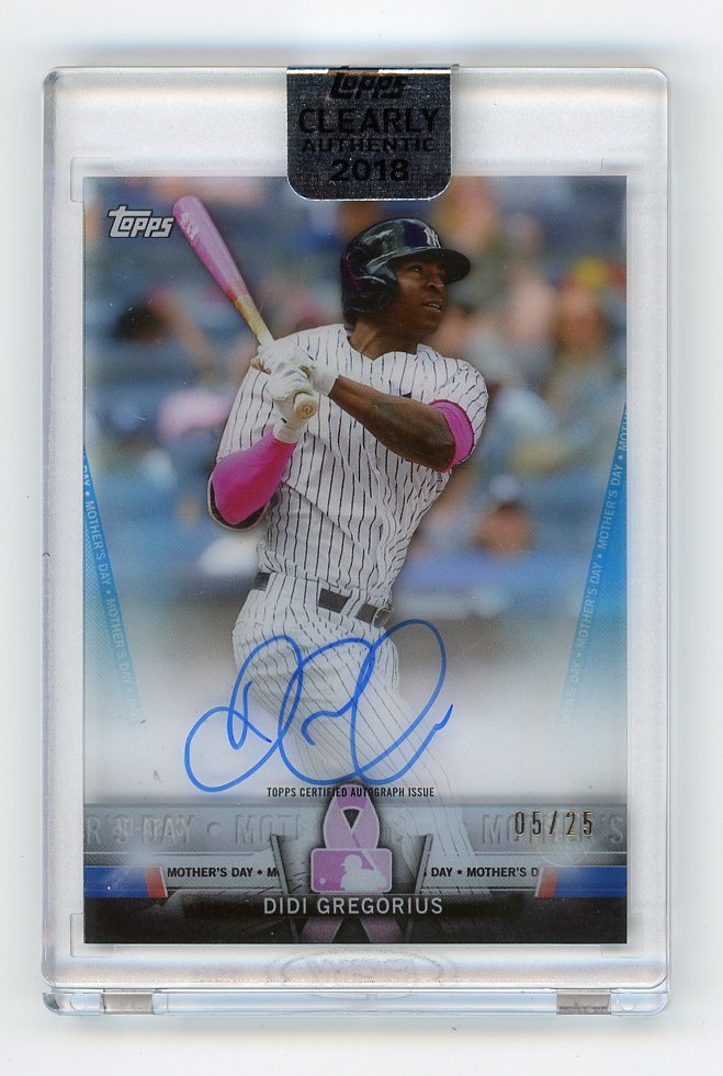 2018 Topps Didi Gregorius JERSEY YANKEES