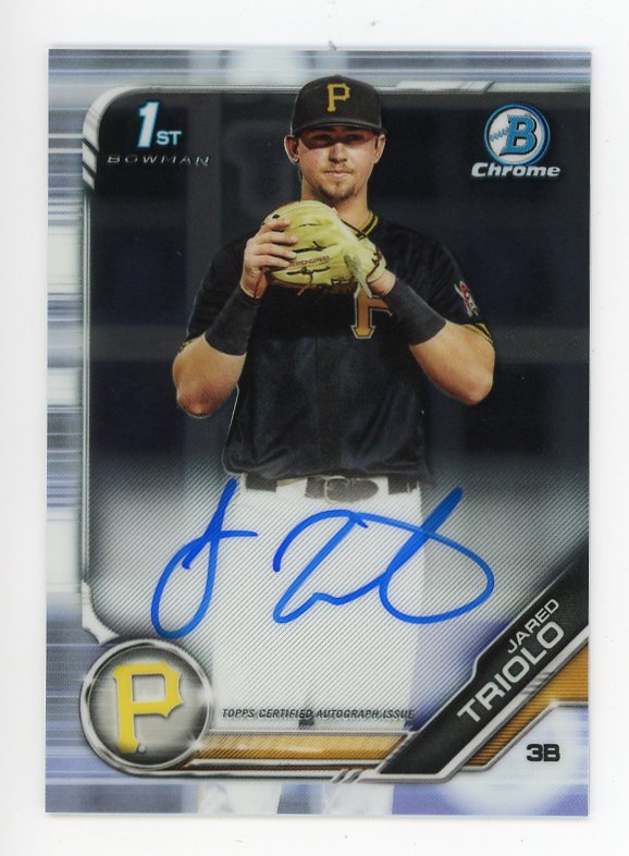 Jack Suwinski Signed 2022 Bowman Chrome Prospects Refractors