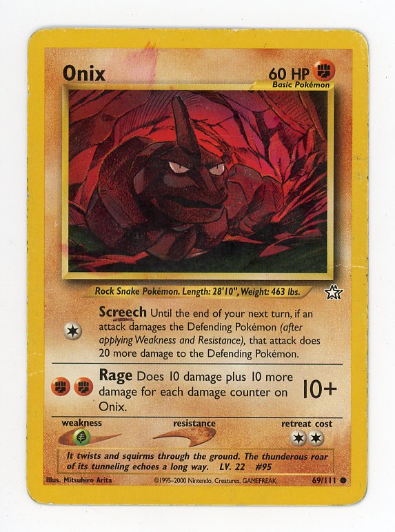 Onix (69/111) [Neo Genesis 1st Edition]