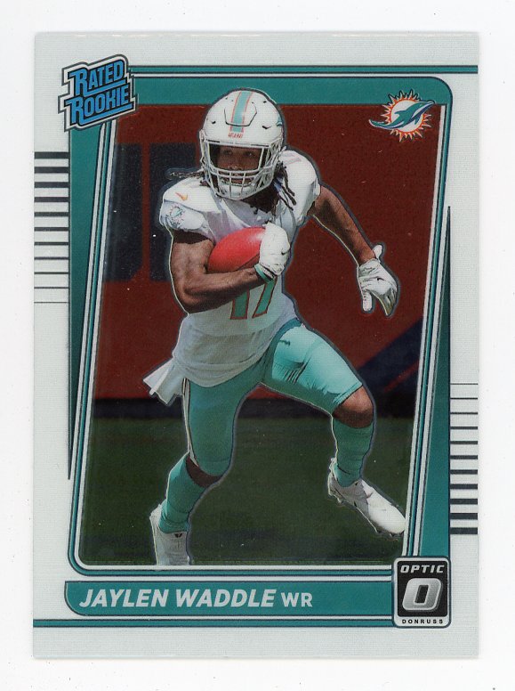 Jaylen Waddle 2021 Optic Purple Shock #208 Price Guide - Sports