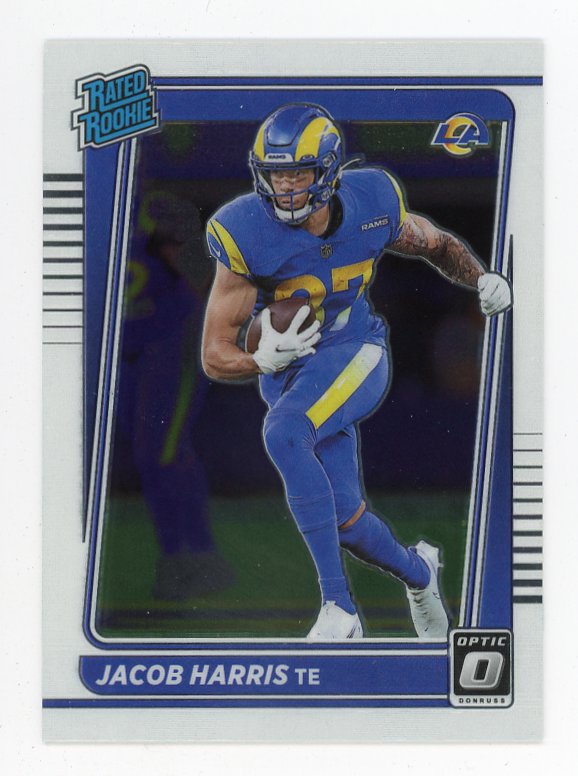 2021 Jacob Harris Rated Rookie Panini Optic Los Angeles Rams # 238