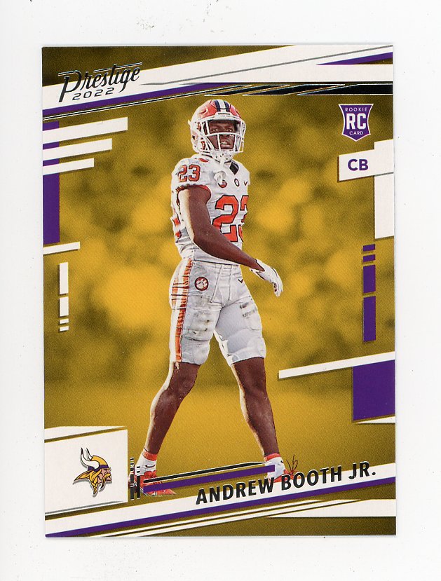 2022 Andrew Booth JR Rookie Prestige Minnesota Vikings # 332