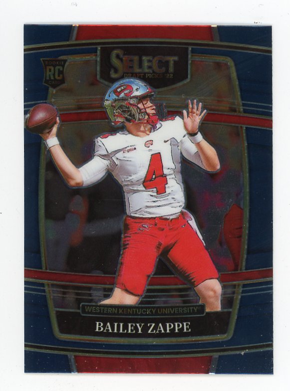 Bailey Zappe RC 2022 Panini Legacy #25 - New England Patriots - B