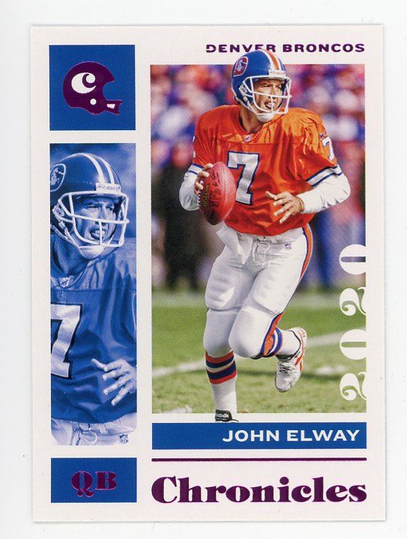 john elway denver broncos card