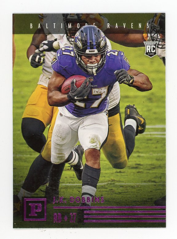 2020 J.K. Dobbins Rookie Pink Chronicles Panini Baltimore Ravens # PA