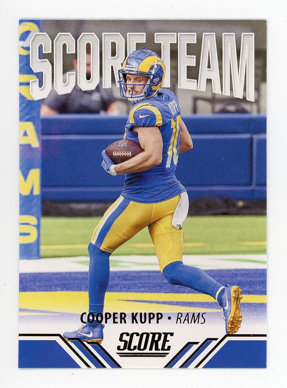 2021 Score COOPER KUPP SCORE TEAM INSERT NO. ST15 LA RAMS SUPER