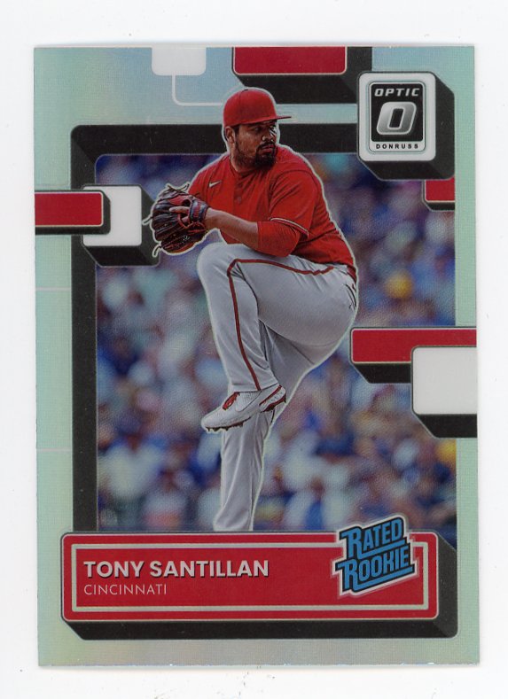 This is a 2022 photo of Tony Santillan of the Cincinnati Reds