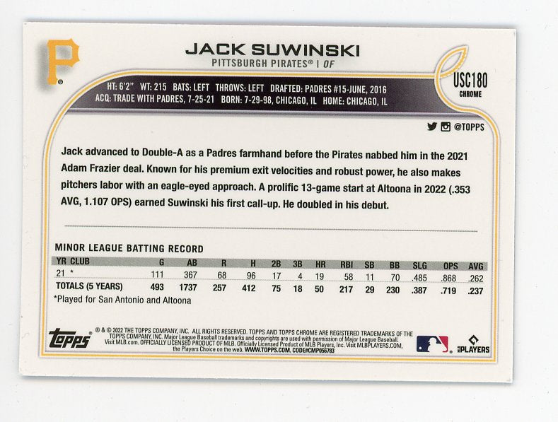Jack Suwinski baseball Paper Poster Pirates 5