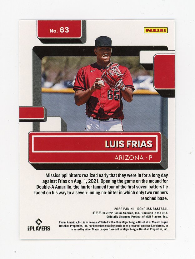 ORIGINAL Seth Beer Arizona Diamondbacks Donruss rated 