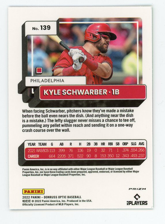 Philadelphia Phillies: Kyle Schwarber 2022 - Officially Licensed