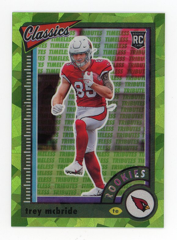 2022 Trey Mcbride Rookie Refractor Jersey Panini Arizona Cardinals # R