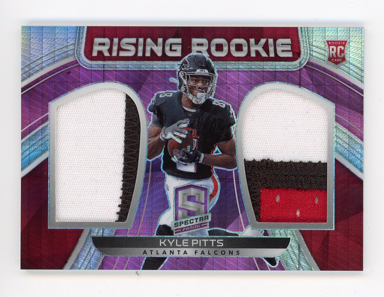 2021 Kyle Pitts Rising Rookie #D /15 Panini Atlanta Falcons # RRM-KP