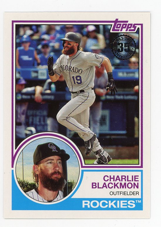 Charlie Blackmon Autographed Signed Autotograph Colorado Rockies