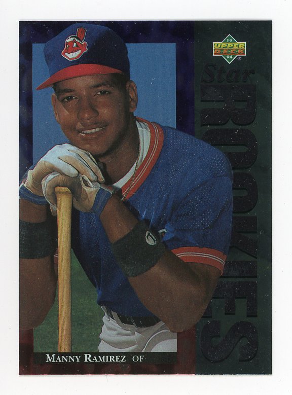 1992 Manny Ramirez Topps Rookie Baseball Card