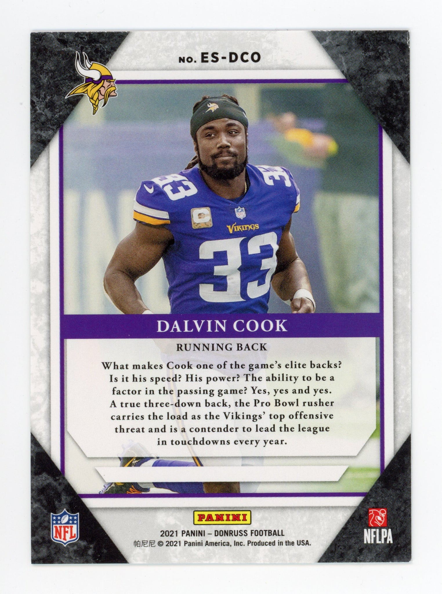 2020 Dalvin Cook Rookie Pink Chronicles Minnesota Vikings # 63