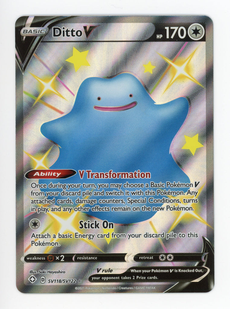 Ditto-V (SV118/S122), Busca de Cards