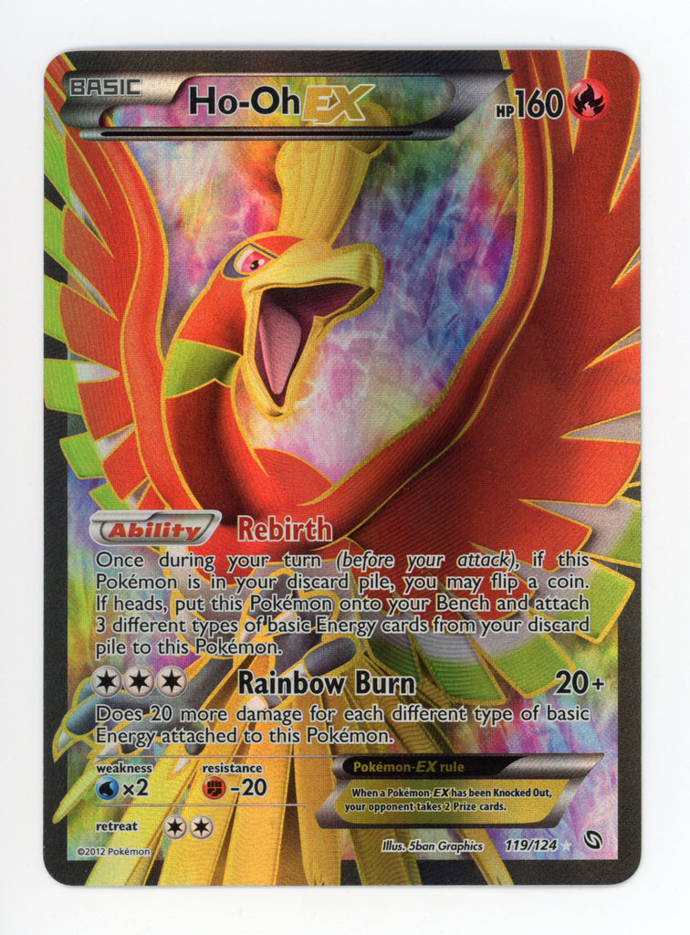 Auction Prices Realized Tcg Cards 2012 Pokemon Black & White Dragons  Exalted HO-Oh EX
