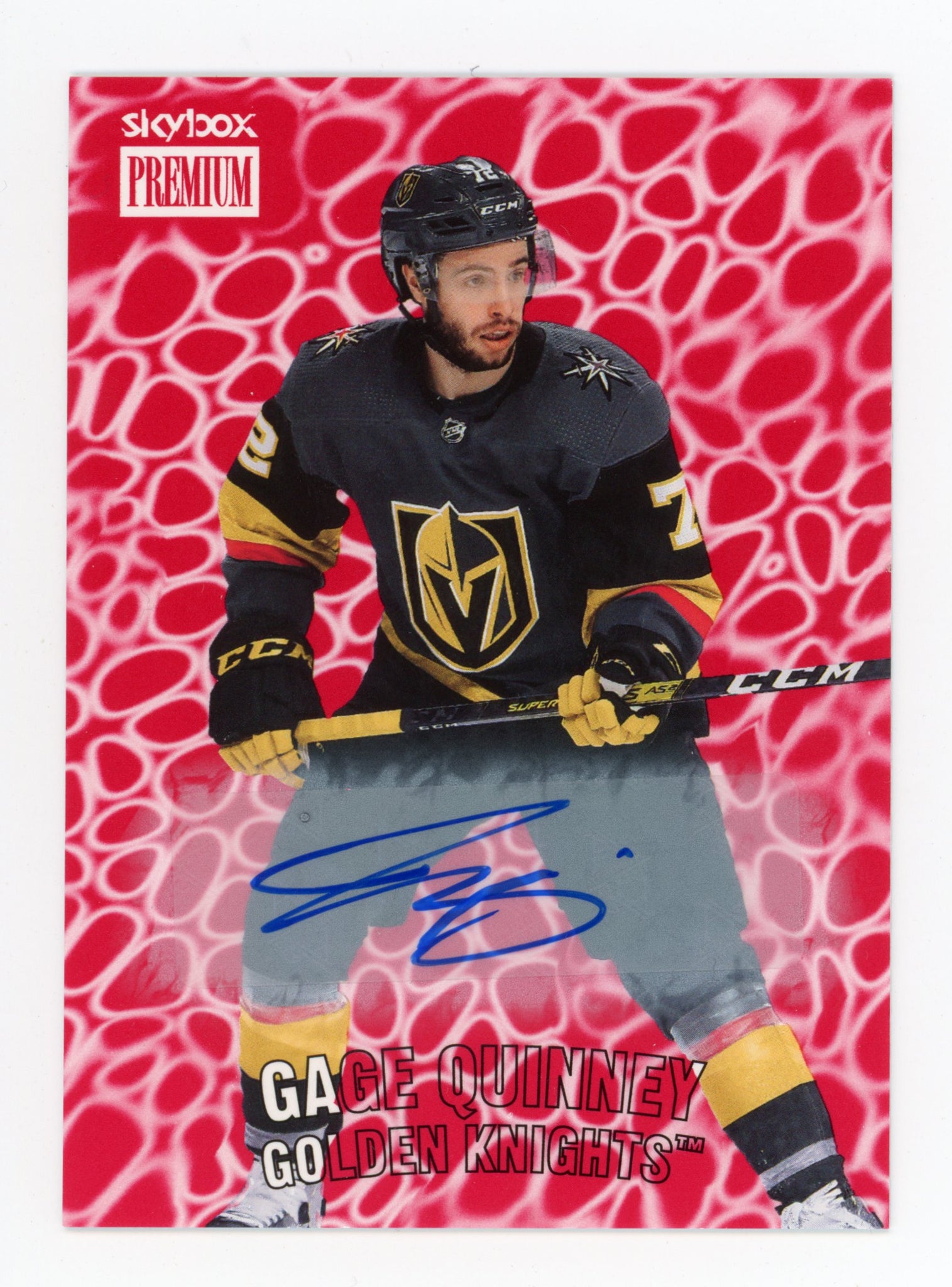 Shea Theodore Autographed Vegas Golden Knights Red Retro Reverse