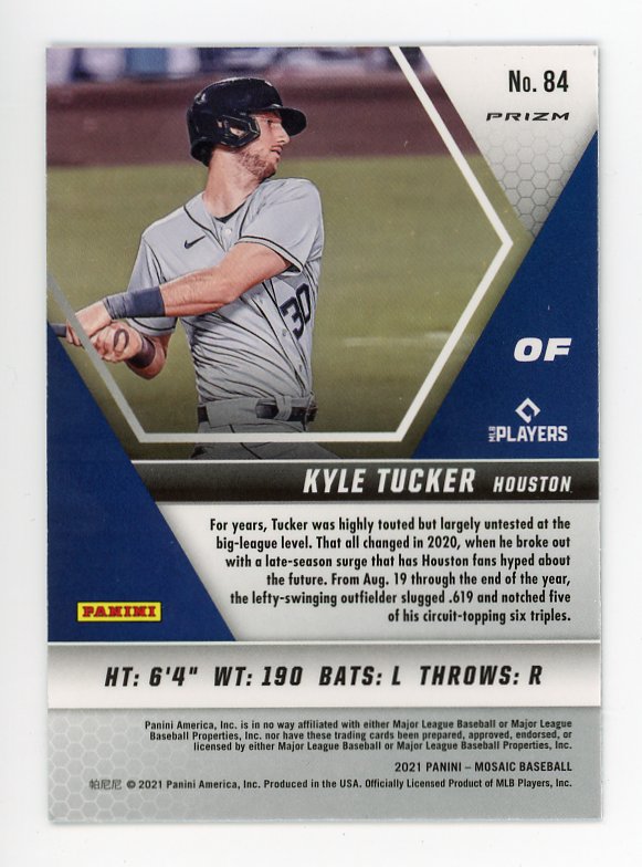 Houston Astros: Kyle Tucker 2021 - Officially Licensed MLB