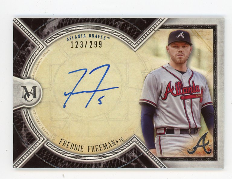 Framed Freddie FreemanHome Run Trot Autograph Replica Print