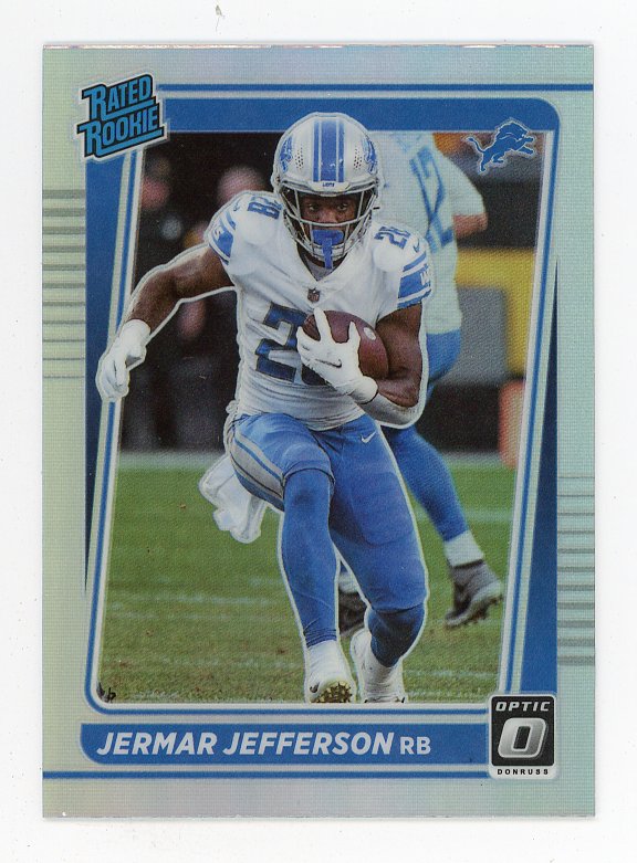 2021 Jermar Jefferson Rookie Ticket Auto Panini Detroit Lions # 260