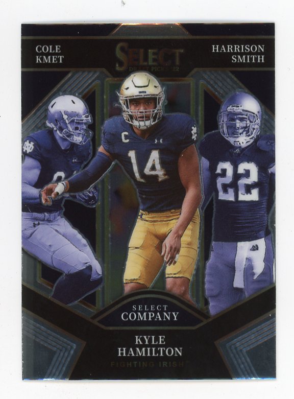 : 2022 Panini Select Draft Picks Blue #21 Kyle Hamilton Concourse  Notre Dame Fighting Irish Football : Collectibles & Fine Art