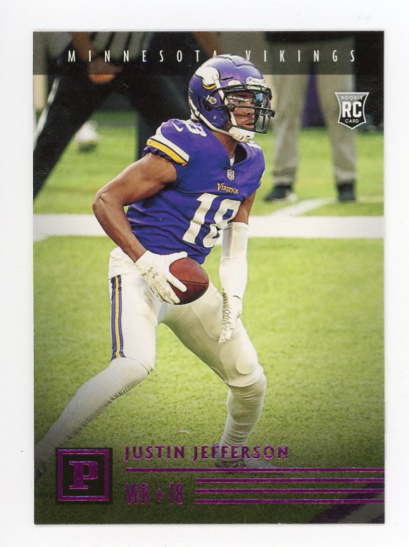 2021 Justin Jefferson Rookie Score Minnesota Vikings # NL23