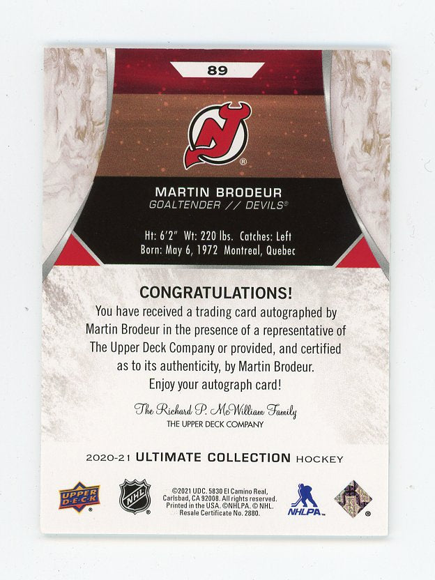 Martin Brodeur // New Jersey Devils // Autographed Photo - Autograph  Authentic - Touch of Modern