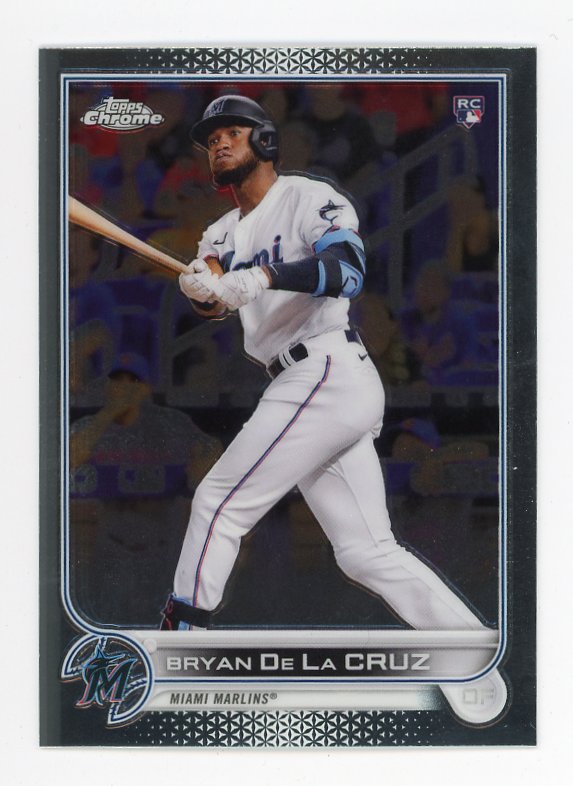 Bryan De La Cruz 88 Miami Marlins Rookie Topps Bowman 2022 